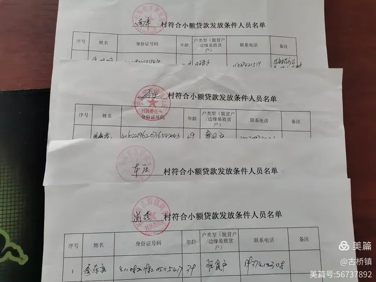 古桥镇全力开展脱贫人口小额信贷 巩固拓展脱贫攻坚成果